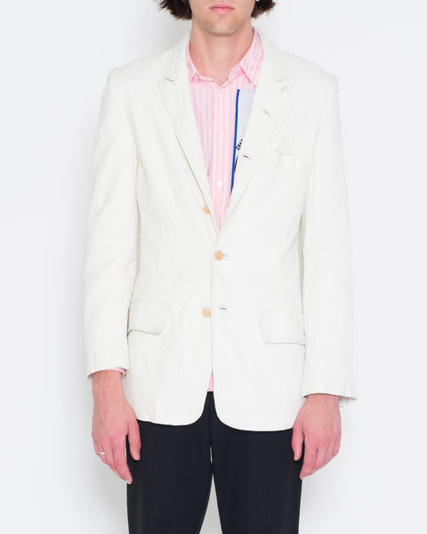 Yohji Yamamoto Pour Homme arctic leather jacket