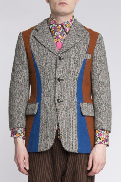 COMME des GARÇONS <br> Tweed Panels Blazer