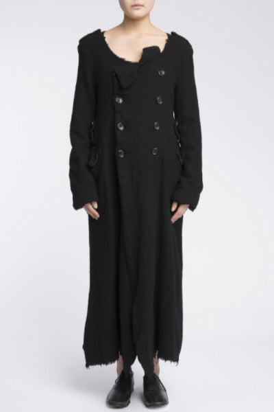 COMME des GARÇONS <br> Boiled Wool Coat Dress