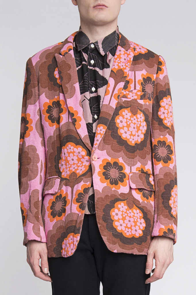 COMME des GARÇONS <br> Psychedelic Flower Print Blazer