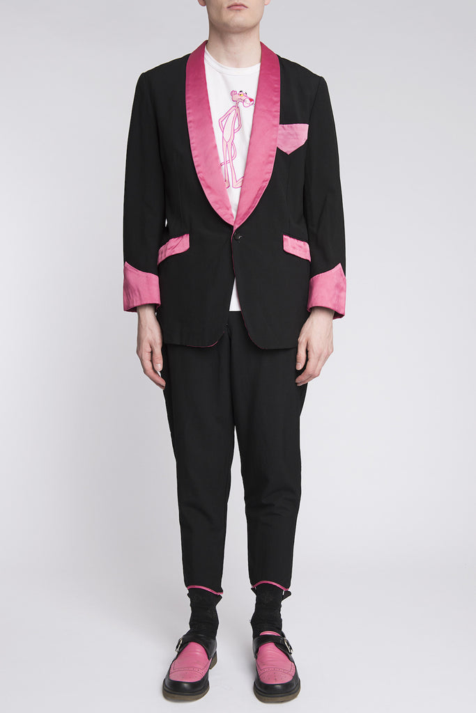 COMME des GARÇONS <br> Satin Trim Tuxedo