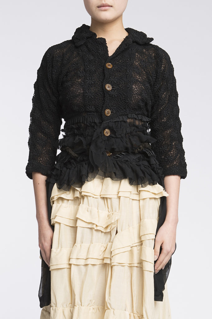 COMME des GARÇONS <br> Two Way Lace Jacket
