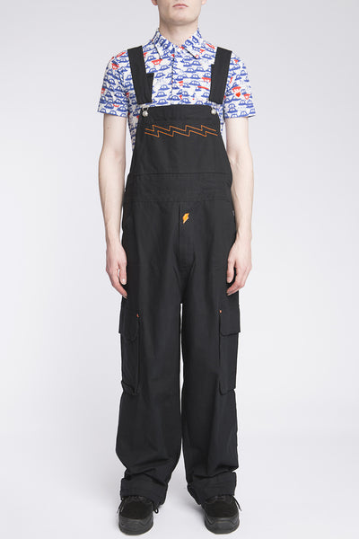 Walter Van Beirendonck <br> Black Overalls