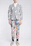 COMME des GARÇONS <br> Patchwork Lip And Tongue Suit