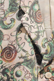 Issey Miyake <br> Techno Swirl Print Blazer