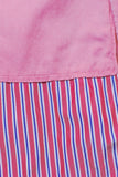 COMME des GARÇONS <br> Pink Shirt With Attached Fabric