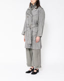Issey Miyake crinkled raincoat