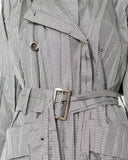 Issey Miyake crinkled raincoat
