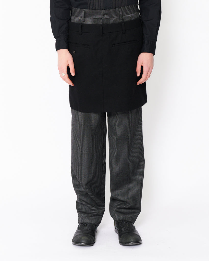 COMME des GARÇONS backwards skirt trousers