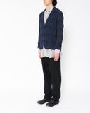 Issey Miyake lightweight seersucker jacket