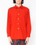 COMME des GARÇONS HOMME PLUS hyperbolic button shirt