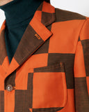 COMME des GARÇONS HOMME PLUS inside out check blazer