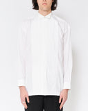 Issey Miyake flip collar shirt