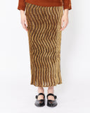 Issey Miyake velvet squiggle skirt