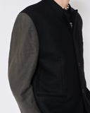COMME des GARÇONS HOMME PLUS contrast sleeve jacket
