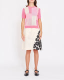 COMME des GARÇONS colour block knitted top