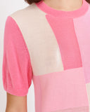 COMME des GARÇONS colour block knitted top