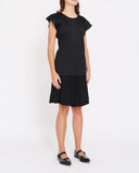 ISSEY MIYAKE Pleats Please cap sleeve top