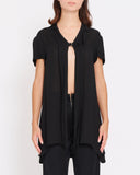 Yohji Yamamoto split rayon top