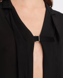 Yohji Yamamoto split rayon top