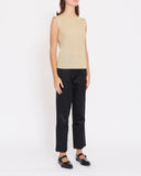 COMME des GARÇONS gold lamé tank top