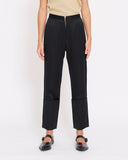 Yohji Yamamoto long cuff silk trousers