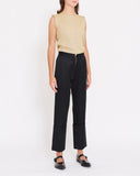 Yohji Yamamoto long cuff silk trousers