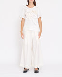 COMME des GARÇONS ruffle patchwork top
