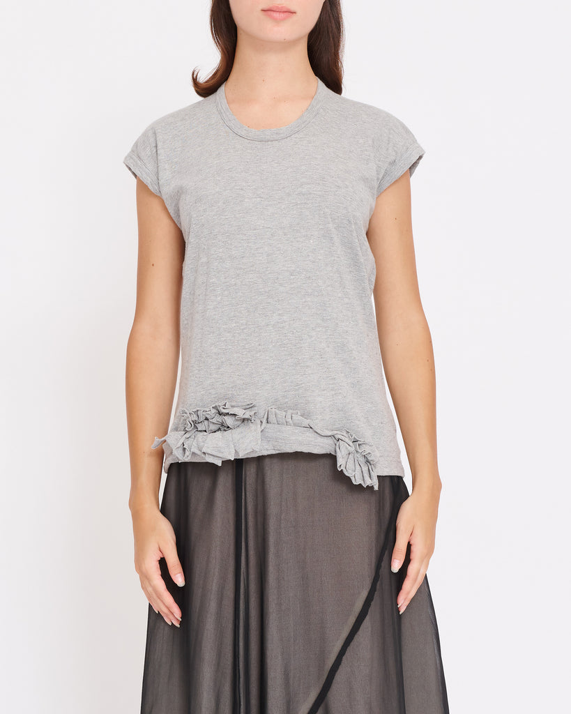 COMME des GARÇONS crushed hem top