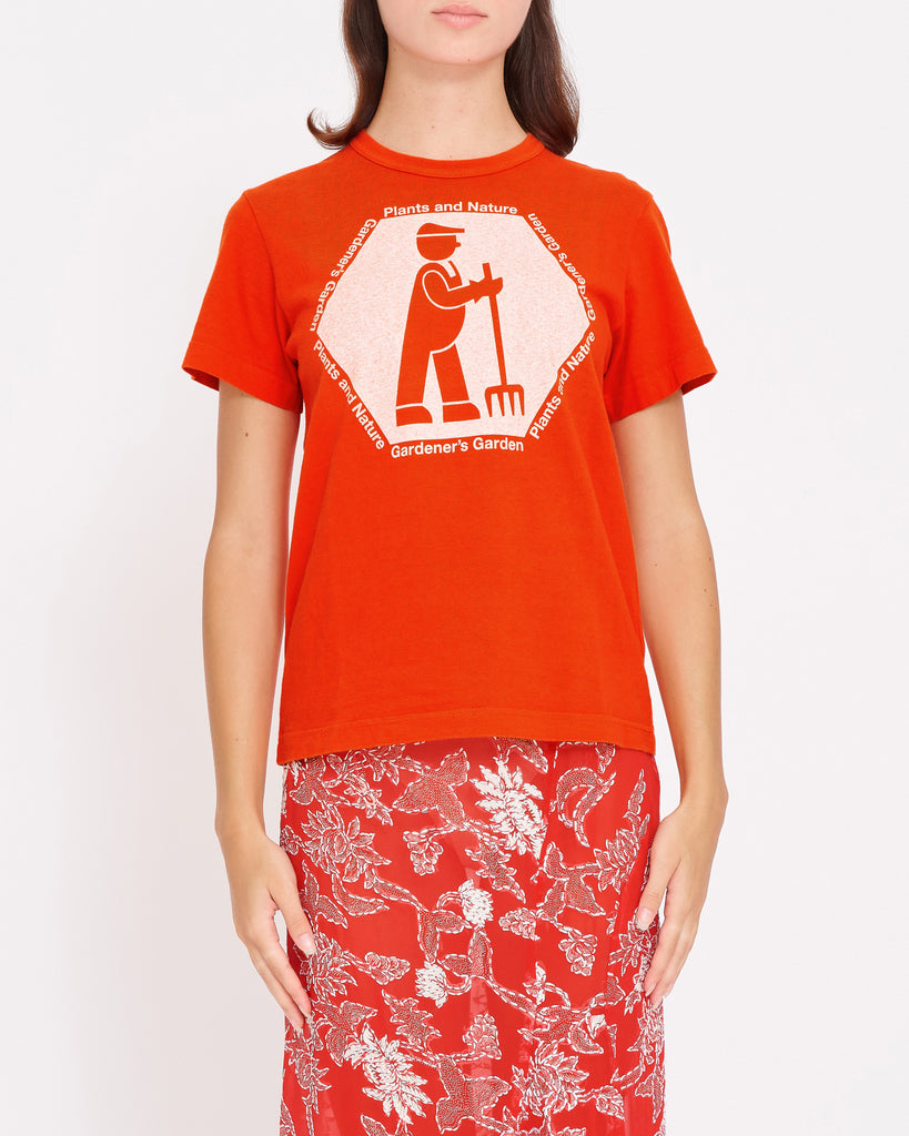 Junya Watanabe MAN COMME des GARÇONS gardener's garden t-shirt