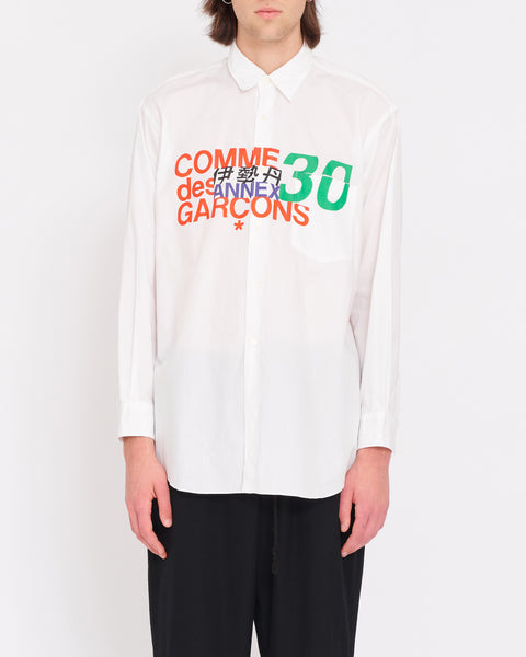 COMME des GARÇONS 30th anniversary shirt