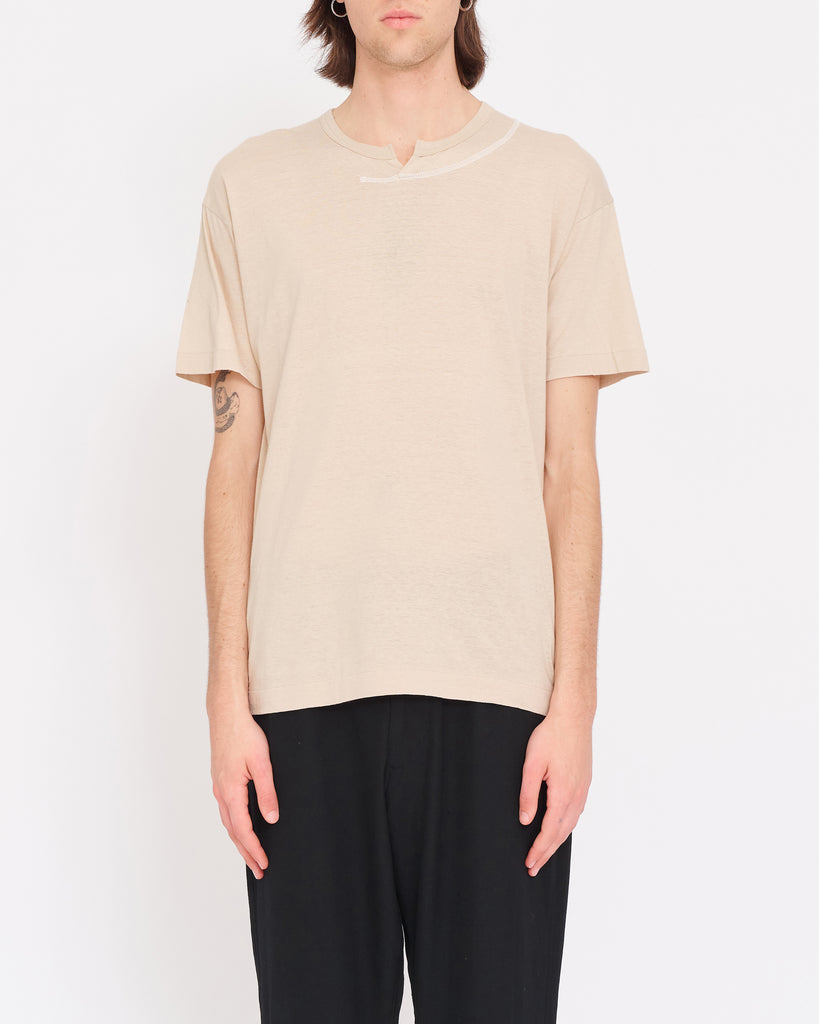 COMME des GARÇONS HOMME stitch collar t-shirt
