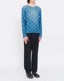 Yohji Yamamoto Pour Homme sun bleached polkadot long-sleeve t-shirt