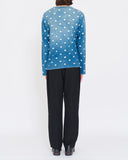 Yohji Yamamoto Pour Homme sun bleached polkadot long-sleeve t-shirt