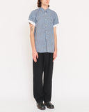 COMME des GARÇONS HOMME PLUS ruffle detail short-sleeve shirt