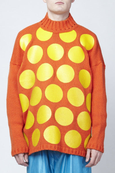Walter Van Beirendonck Painted Spot Sweater – dot COMME