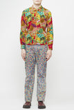 COMME des GARÇONS <br> Velvet Psychedelic Shirt Jacket