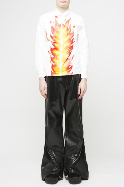【本物新品保証】 Walter Van COMME dot – Shirt Flame Beirendonck トップス