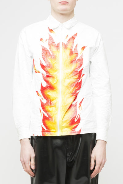 気質アップ Walter Van Beirendonck Flame Shirt – dot COMME トップス