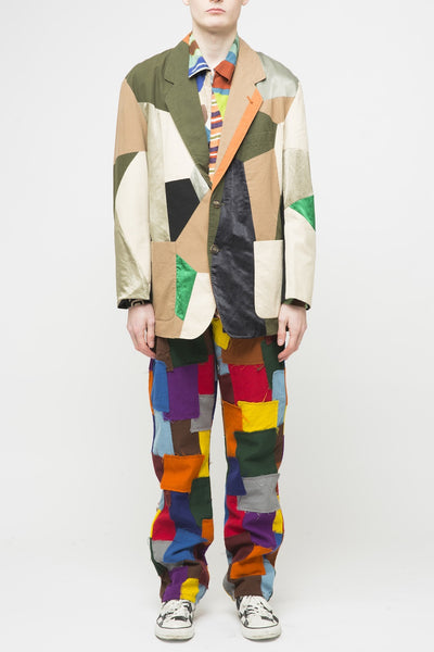 Issey Miyake Patchwork Blazer – dot COMME Issey Miyake Patchwork Blazer – dot COMME