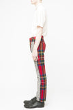 COMME des GARÇONS <br> Tartan Grey Panel Pants