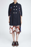 COMME des GARÇONS <br> Hair Braid Printed Coat