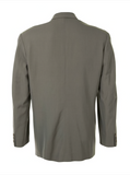 Yohji Yamamoto structured shoulders buttoned blazer
