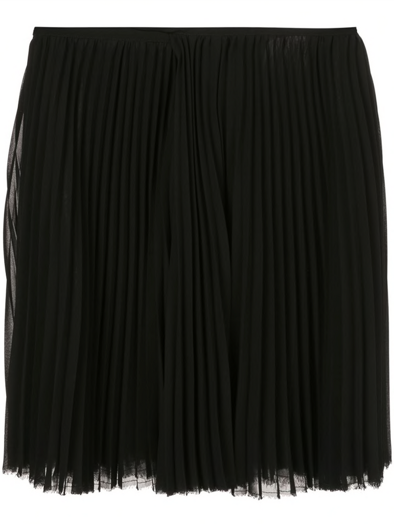 JUNYA WATANABE COMME DES GARÇONS double layered pleated skirt