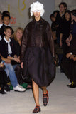 COMME DES GARÇONS baseball stitch cropped jacket