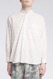 COMME des GARÇONS <br> Pinstripe Floral Shirt