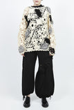 Yohji Yamamoto <br> Floral crochet knit