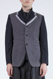 COMME des GARÇONS <br> Herringbone Chest Blazer