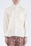 COMME des GARÇONS <br> Pinstripe Floral Shirt