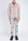 COMME des GARÇONS <br> Patchwork Lip And Tongue Suit